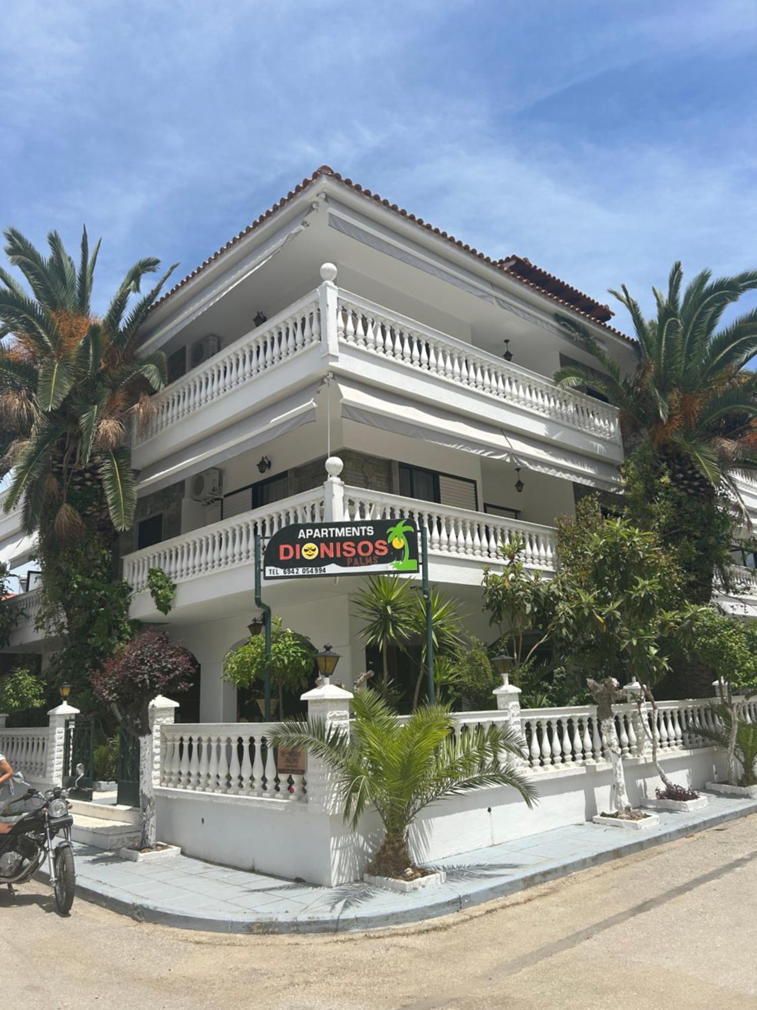 Dionisos Palms Apartments Paralia Dionysiou Esterno foto